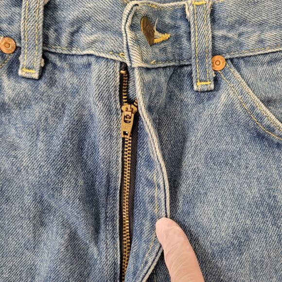 Vintage 80s LEE Riders Jeans 26x31 USA Union-Made Faded - Picture 6 of 16